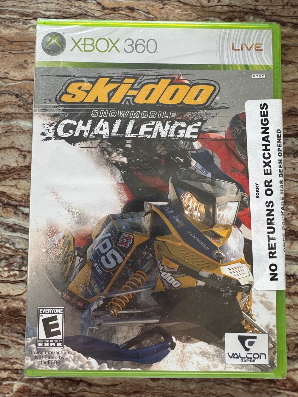 Microsoft Xbox 360 Ski-Doo Snowmobile Challenge - Yellow & Black
